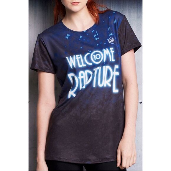 Living Dead Clothing Bioshock Welcome to Rapture T Shirt - Picture 4 of 14